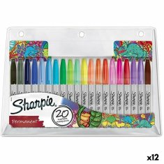 NEW Sharpie 20 darabos színes filctoll készlet (12 darab)