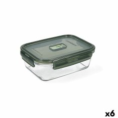 NEW Luminarc Pure Box 19 x 13 cm 1,22 L sötétzöld üveg (6 db)