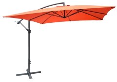 Rojaplast Fém napernyő 8080 - 270x270cm - terracota