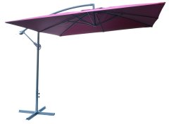 Rojaplast Fém napernyő 8080 - 270x270cm- bordó