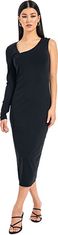 ONLY Női ruha ONLINA Standard Fit 15302675 Black/One Sleeve (Méret S)