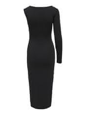 ONLY Női ruha ONLINA Standard Fit 15302675 Black/One Sleeve (Méret S)