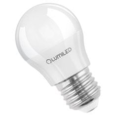 LUMILED 6x LED izzó E27 P40 2.5W = 25W 249lm 3000K Meleg fehér 180°