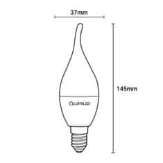 LUMILED 6x LED izzó E14 BA35 5W = 40W 470lm 4000K Semleges fehér 180°