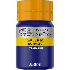 NEW Winsor &amp; Newton Ultramarine akrilfesték 250 ml (felújított termékek A)