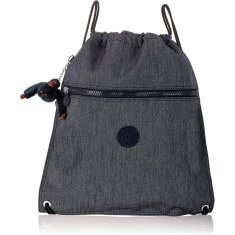 NEW Kipling SUPERTABOO hátizsák pántokkal Szürke 15 L (Felújított A+ termékek)