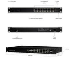 Ubiquiti EdgeSwitch 24xGb 2xSFP PoE+ ES-24-250W 24xGb 2xSFP PoE+ ES-24-250W