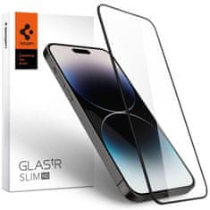 Spigen Glas.Tr Slim Full Cover üvegfólia iPhone 14 Pro, fekete