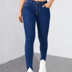 VIVVA® Téli meleg farmer, bélelt, stílusos és kényelmes, rugalmas illeszkedés, Sötétkék M - SNUGJEANS 