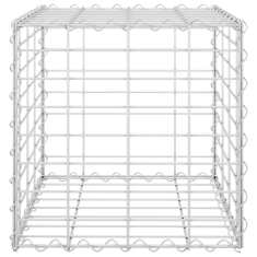 Vidaxl kocka alakú acélhuzal gabion magaságyás 40 x 40 x 40 cm (145649)