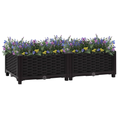 Vidaxl polipropilén magaságyás 80 x 40 x 23 cm (316527)