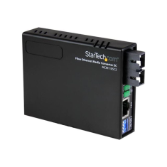 Startech StarTech.com 10/100 Multi Mode Fiber Ethernet Media Converter SC 2 km - fiber media converter - 10Mb LAN, 100Mb LAN (MCM110SC2EU)