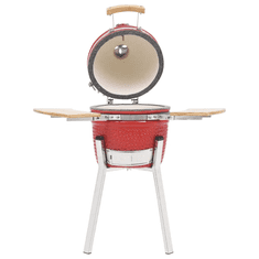 Vidaxl Kamado kerámia füstölővel kombinált grillező 76 cm (316097)