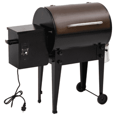 Vidaxl fekete vas pellet grillsütő 94 cm (360067)