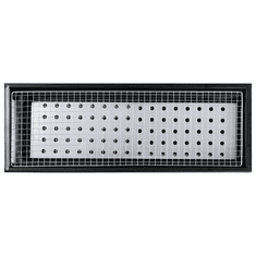 Vidaxl hordozható acél kempinggrill 60 x 22,5 x 33 cm (46610)