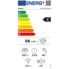 Indesit BTW L60400 EE/N felültöltős mosógép (BTW L60400 EE/N)