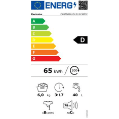 Electrolux EW6TN5261FH felültöltős mosógép fehér (EW6TN5261FH)