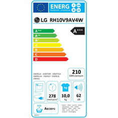 LG RH10V9AV4W hőszivattyús szárítógép (RH10V9AV4W)