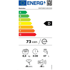 Electrolux EW2T528S elöltöltős mosógép fehér (EW2T528S)