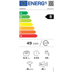 Gorenje WNEI84BS elöltöltős mosógép fehér (WNEI84BS)