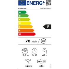 Whirlpool TDLR 7220SS EU/N felültöltős mosógép fehér (TDLR 7220SS EU/N)