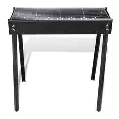 Vidaxl BBQ Állvány Faszén Barbecue 75X28cm (40713)