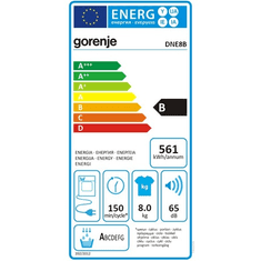 Gorenje Kondenzációs szárítógép (DNE8B)