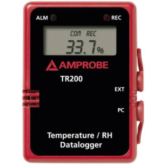 BEHA-AMPROBE Hőmérséklet, páratartalom mérésadatgyűjtő, -40 bis 85 °C 0 bis 100 % rF TR-200A (3477302)