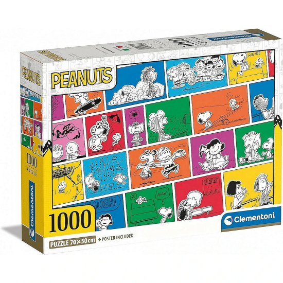 Clementoni 241609 Compact Peanuts puzzle 1000 darabos (241609)