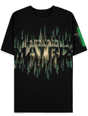 Póló Matrix - Glitch Logo (méret S)