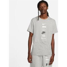 Nike Póló szürke S Nsw Tee Club+