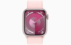 Apple Watch S9/41mm/Rózsaszín/Sport szíj/Light Pink