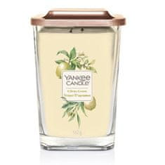 Yankee Candle Illatos gyertya nagy négyzet Citrus Grove 552 g