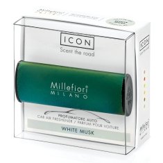 Millefiori Milano Autóillatosító Icon Classic fehér pézsma 47 g