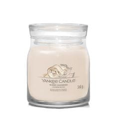 Yankee Candle Aromagyertya Signature üveg közepes Warm Cashmere 368 g