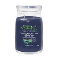 Yankee Candle Illatos gyertya Signature üveg nagy Lakefront Lodge 567 g