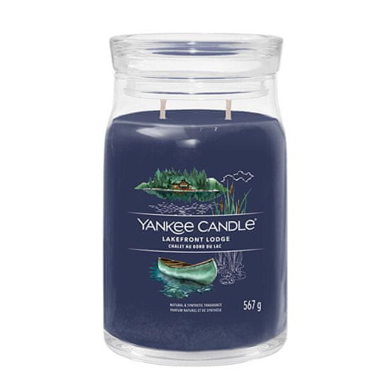 Yankee Candle Illatos gyertya Signature üveg nagy Lakefront Lodge 567 g