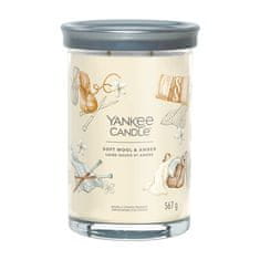 Yankee Candle Illatos gyertya Aláírás tumbler nagy Soft Wool & Amber 567 g