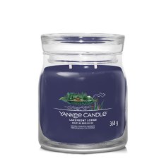 Yankee Candle Illatos gyertya Signature üveg közepes Lakefront Lodge 368 g