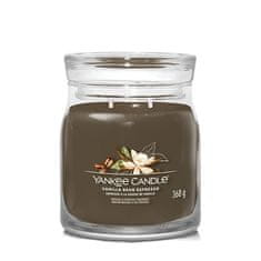 Yankee Candle Aromagyertya Signature üveg közepes Vanilla Bean Espresso 368 g