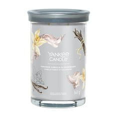 Yankee Candle Aromagyertya Signature tumbler nagy füstölt vanília és kasmír 567 g