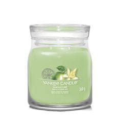 Yankee Candle Aromagyertya Signature üveg közepes Vanília Lime 368 g