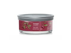 Yankee Candle Aromagyertya Signature pohár közepes méretű Black Cherry 340 g