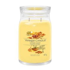 Yankee Candle Aromagyertya Aláírás üveg nagy Őszi naplemente 567 g