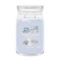 Yankee Candle Aromagyertya Aláírás üveg nagy A Calm & Quiet Place 567 g