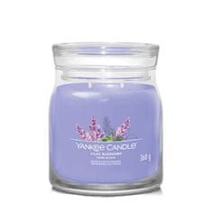 Yankee Candle Illatos gyertya Signature üveg közepes lila virág 368 g