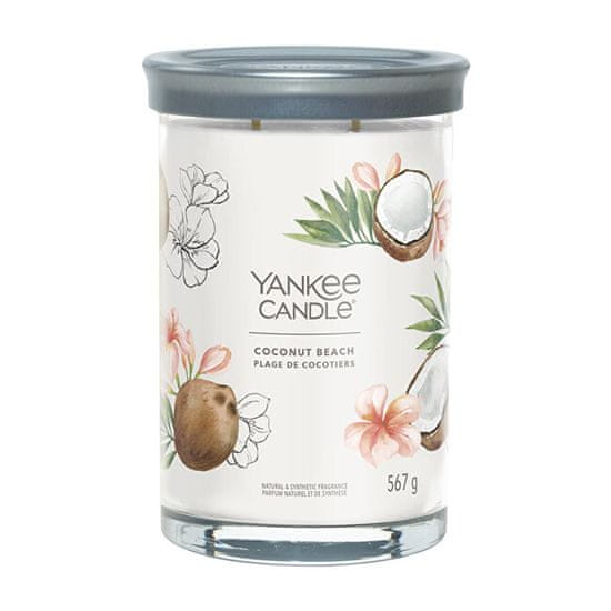 Yankee Candle Aromagyertya Aláírás pohár nagy kókuszos tengerpart 567 g