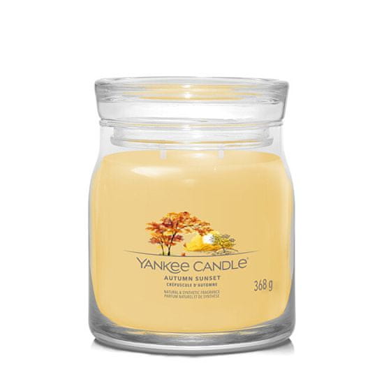 Yankee Candle Aromagyertya Signature üveg közepes Autumn Sunset 368 g