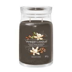 Yankee Candle Aromagyertya Signature üveg nagy Vanília Espresso 567 g