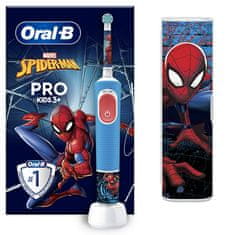 Oral-B Elektromos fogkefe utazótáskával Vitality Pro Kids Spiderman